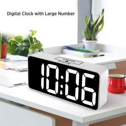 Large Digital Alarm Clock Big Number for Seniors/Visually Impaired