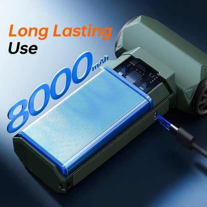 Compressed Air Duster & Vacuum 2-in-1, Electric Air Blower