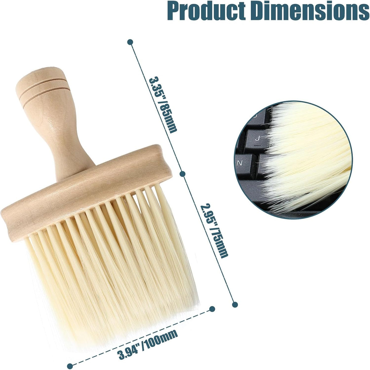 Keyboard Cleaning Brush Anti-Static Wooden