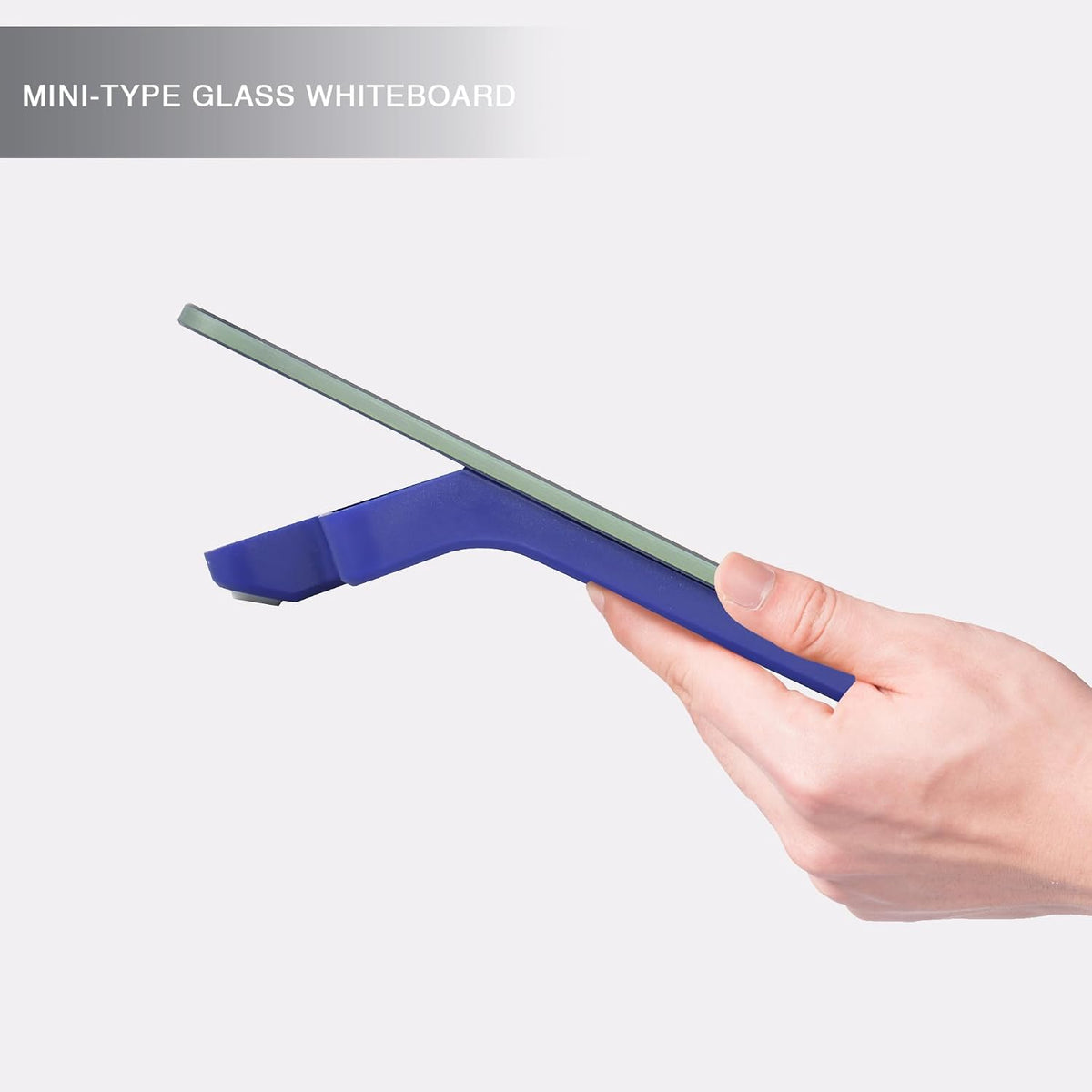 Small Glass Desktop Whiteboard Dry-Erase, Mini Pure Glass Whiteboard Stand