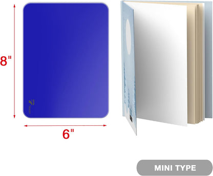 Small Glass Desktop Whiteboard Dry-Erase, Mini Pure Glass Whiteboard Stand