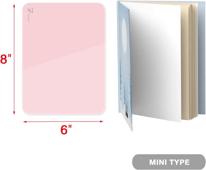 Small Glass Desktop Whiteboard Dry-Erase, Mini Pure Glass Whiteboard Stand