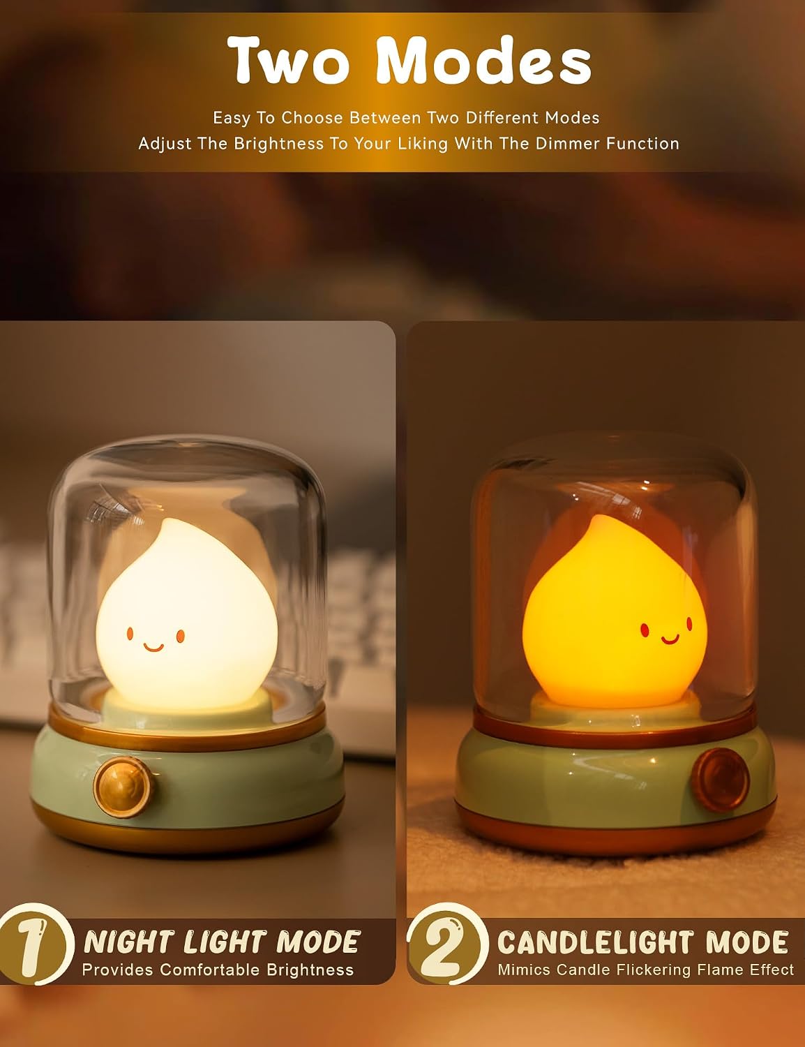 Kids Night Light, Cute Desk Lamp, Holloween Decor