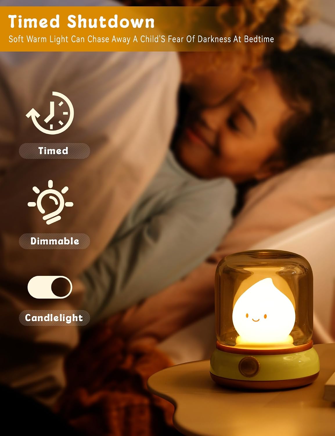 Kids Night Light, Cute Desk Lamp, Holloween Decor