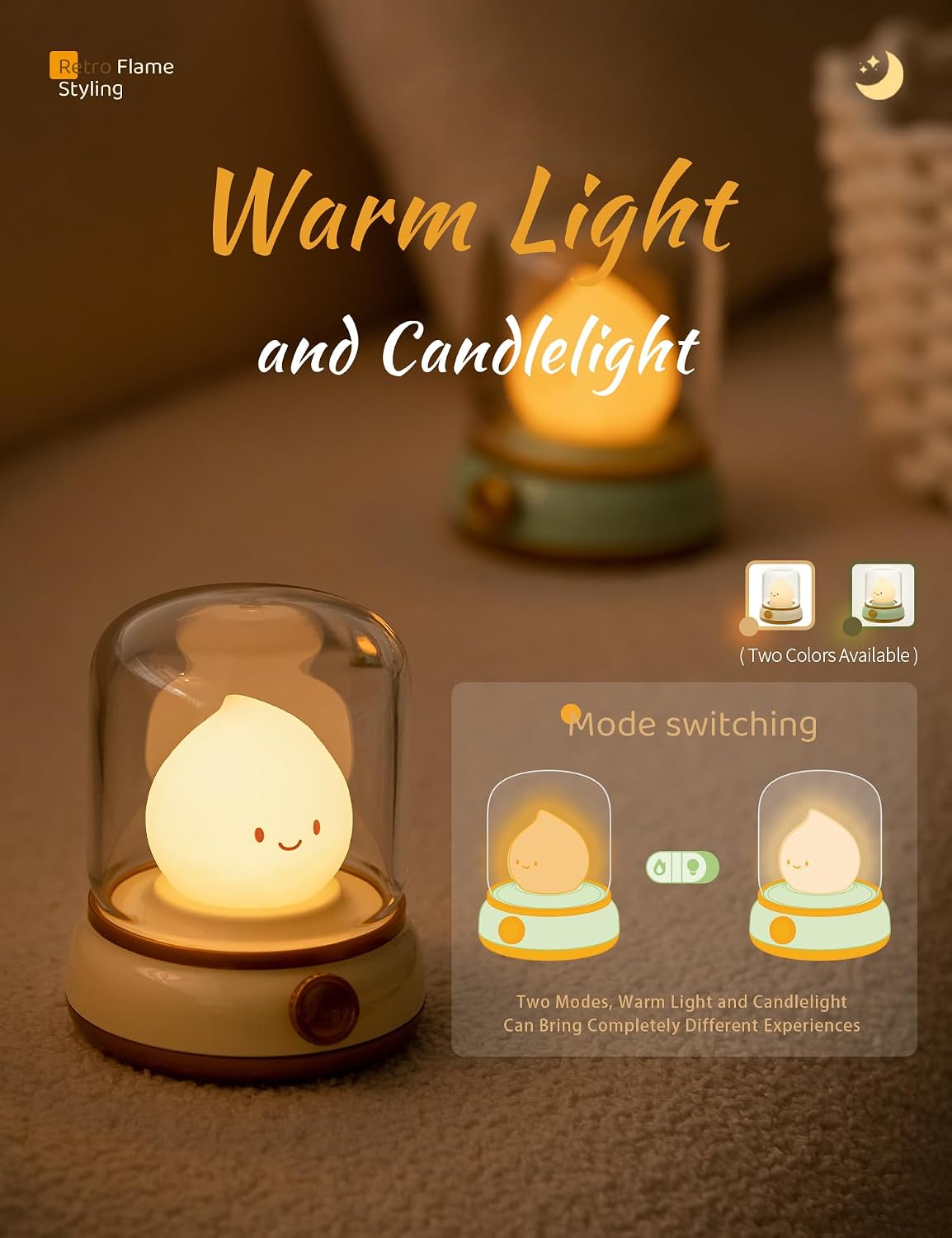 Kids Night Light, Cute Desk Lamp, Holloween Decor