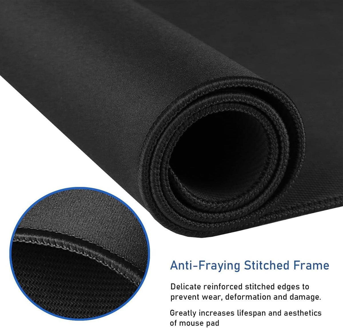 Large Extended Gaming Mouse Pad with Stitched Edges (31.5X15.7In) Mousepad