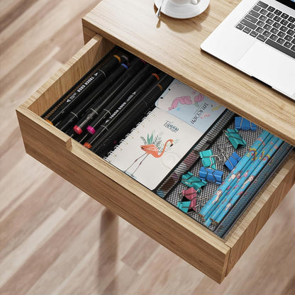 Office Drawer Organizer, Metal Mesh Desk Draw Divider, Versatile Desktop Organizer Tray to Keep Supplies Tidy and Easy to Access, Stackable A4 Paper Holder Tray for School
