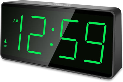 Battery Operated Digital Alarm Clock for Bedrooms Big Numbers