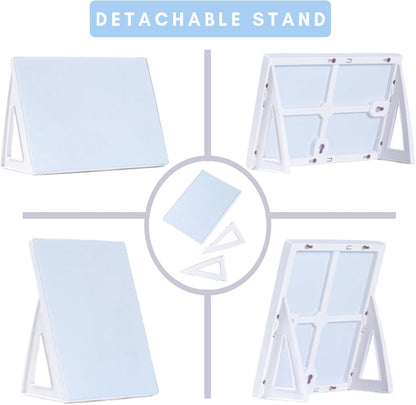 Desktop Dry Erase Board, Small Whiteboard with Stand