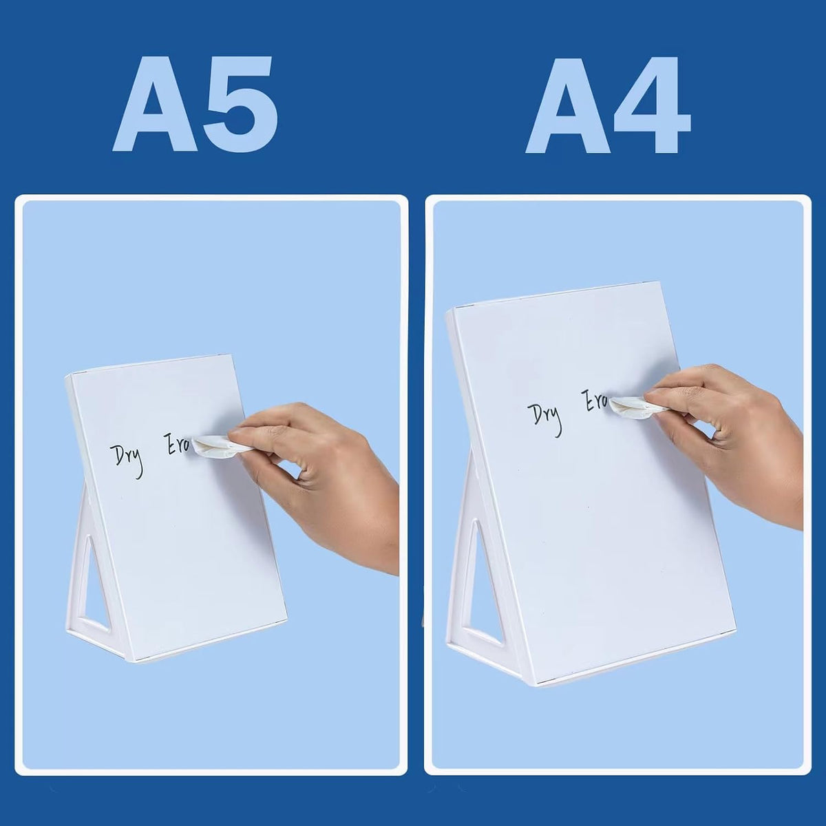 Desktop Dry Erase Board, Small Whiteboard with Stand
