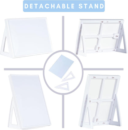 Desktop Dry Erase Board, Small Whiteboard with Stand