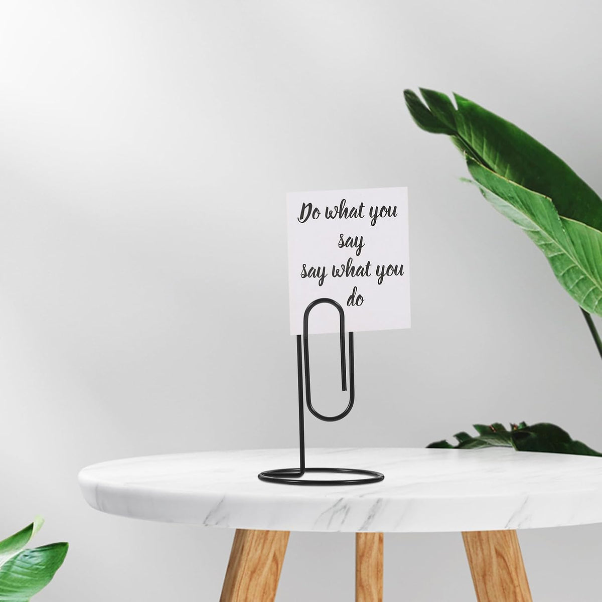 5Pcs Large Metal Paper Clip Holders 2.95X2.95X5.11In Desktop Memo Holder Jumbo Paperclip Stand Multi-Purpose Note Organizer Clips for Office Home School