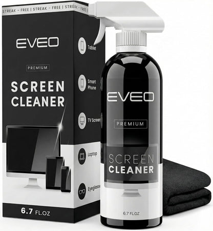 Screen Cleaner Spray - Large Screen Cleaner Bottle - TV Screen Cleaner, Computer Screen Cleaner, for Laptop, Phone, Ipad - Computer Cleaning kit Electronic Cleaner