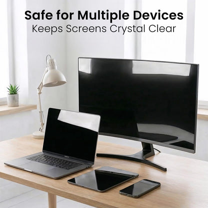 Screen Cleaner Spray - Large Screen Cleaner Bottle - TV Screen Cleaner, Computer Screen Cleaner, for Laptop, Phone, Ipad - Computer Cleaning kit Electronic Cleaner