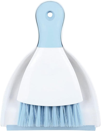 Dust pan Broom Brush Dustpan - Small Broom and Dustpan Set, Mini Broom and Dustpan, Small Dustpans and Brush Set for Home Cleaning, Sofa,Desk,Guinea Pig Cage,Cat Litter, etc. (Green