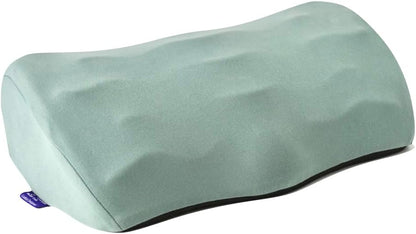 C Foot Rest for Under Desk at Work - Adjustable Memory Foam Foot Rest for Office Chair & Gaming Chair - Ergonomic Design for Back & Hip Pain Relief - Wellness Green