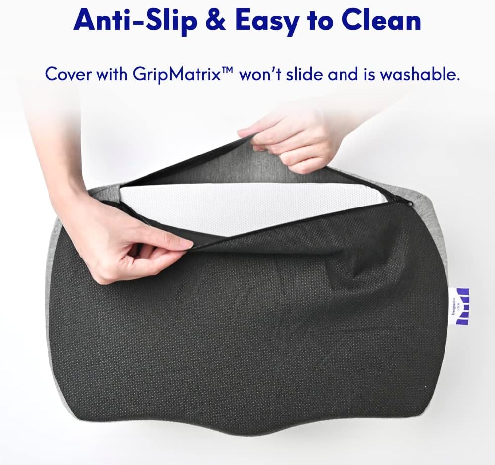 C Foot Rest for Under Desk at Work - Adjustable Memory Foam Foot Rest for Office Chair & Gaming Chair - Ergonomic Design for Back & Hip Pain Relief - Wellness Green
