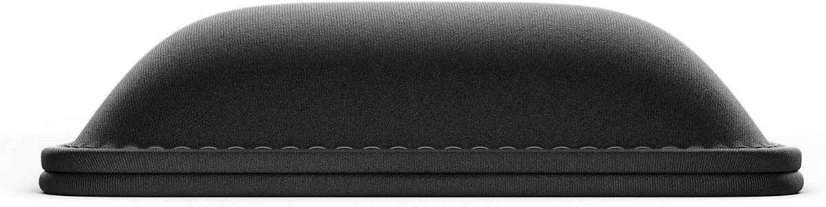 Wrist Pad/Rest - Compact - Black - Mechanical Keyboards, Stitched Edges, Ergonomic | 12x4 inches | 25mm/1in Thick (GWR-75) Compact (Black)