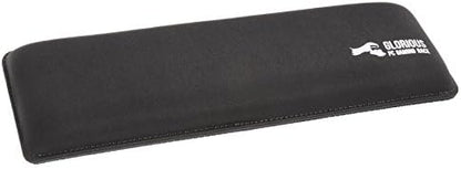 Wrist Pad/Rest - Compact - Black - Mechanical Keyboards, Stitched Edges, Ergonomic | 12x4 inches | 25mm/1in Thick (GWR-75) Compact (Black)