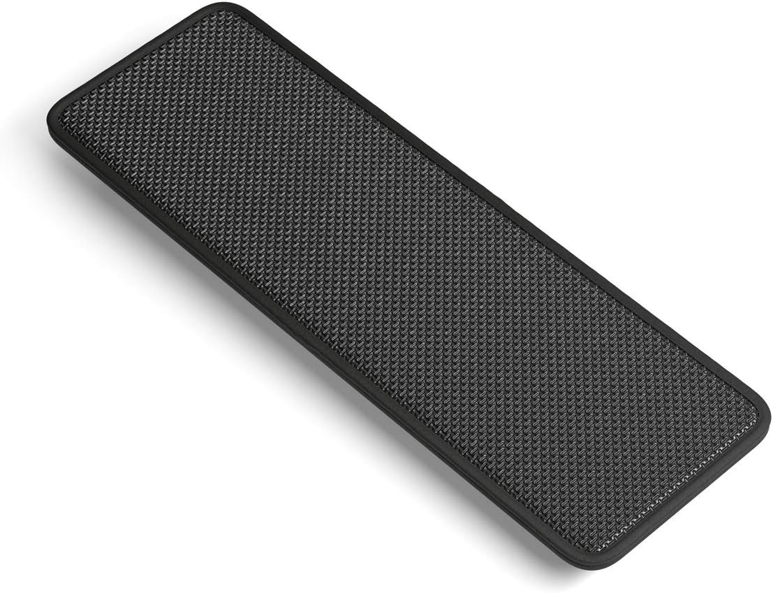 Wrist Pad/Rest - Compact - Black - Mechanical Keyboards, Stitched Edges, Ergonomic | 12x4 inches | 25mm/1in Thick (GWR-75) Compact (Black)