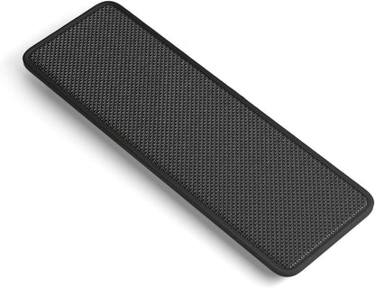 Wrist Pad/Rest - Compact - Black - Mechanical Keyboards, Stitched Edges, Ergonomic | 12x4 inches | 25mm/1in Thick (GWR-75) Compact (Black)