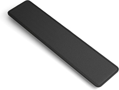 Wrist Pad/Rest - Compact - Black - Mechanical Keyboards, Stitched Edges, Ergonomic | 12x4 inches | 25mm/1in Thick (GWR-75) Compact (Black)