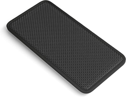 Wrist Pad/Rest - Compact - Black - Mechanical Keyboards, Stitched Edges, Ergonomic | 12x4 inches | 25mm/1in Thick (GWR-75) Compact (Black)