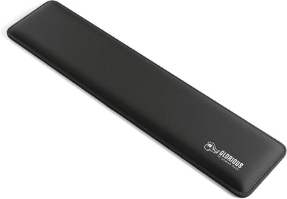 Wrist Pad/Rest - Compact - Black - Mechanical Keyboards, Stitched Edges, Ergonomic | 12x4 inches | 25mm/1in Thick (GWR-75) Compact (Black)
