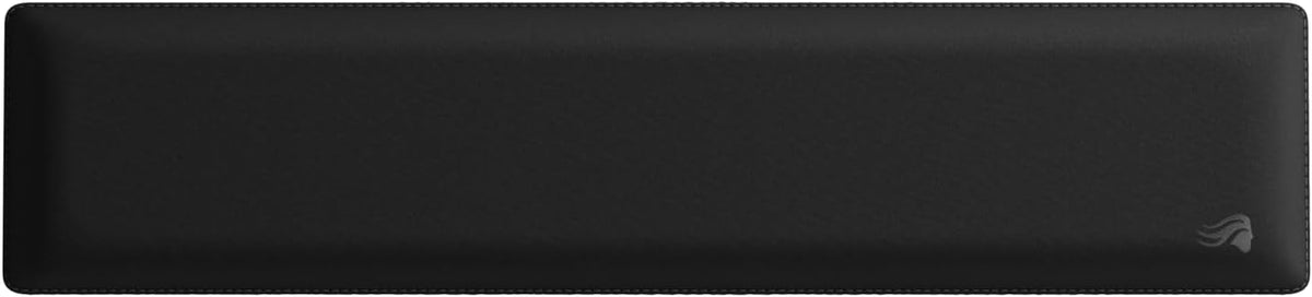 Wrist Pad/Rest - Compact - Black - Mechanical Keyboards, Stitched Edges, Ergonomic | 12x4 inches | 25mm/1in Thick (GWR-75) Compact (Black)