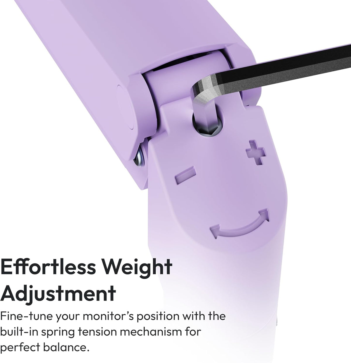 PS1D Wave Pink Dual Monitor Arm Stand Desk Mount - Fits up to 32 inches Monitors and up to 19.8lbs. VESA Compatibility and Integrated Cable Management