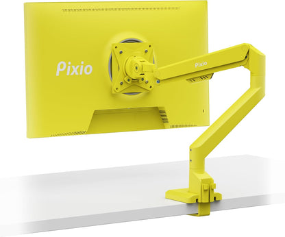 PS1D Wave Pink Dual Monitor Arm Stand Desk Mount - Fits up to 32 inches Monitors and up to 19.8lbs. VESA Compatibility and Integrated Cable Management