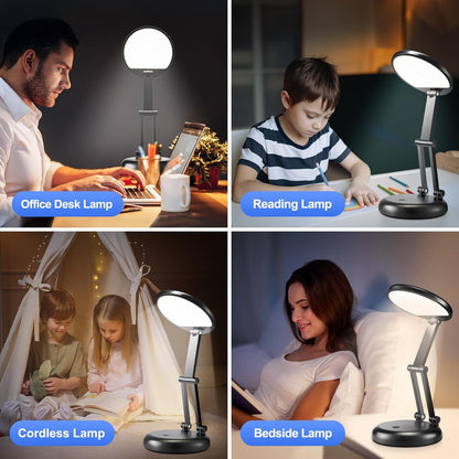 Cordless Lamp, 3600mAh Battery Operated Lamp, Rechargeable Lamp