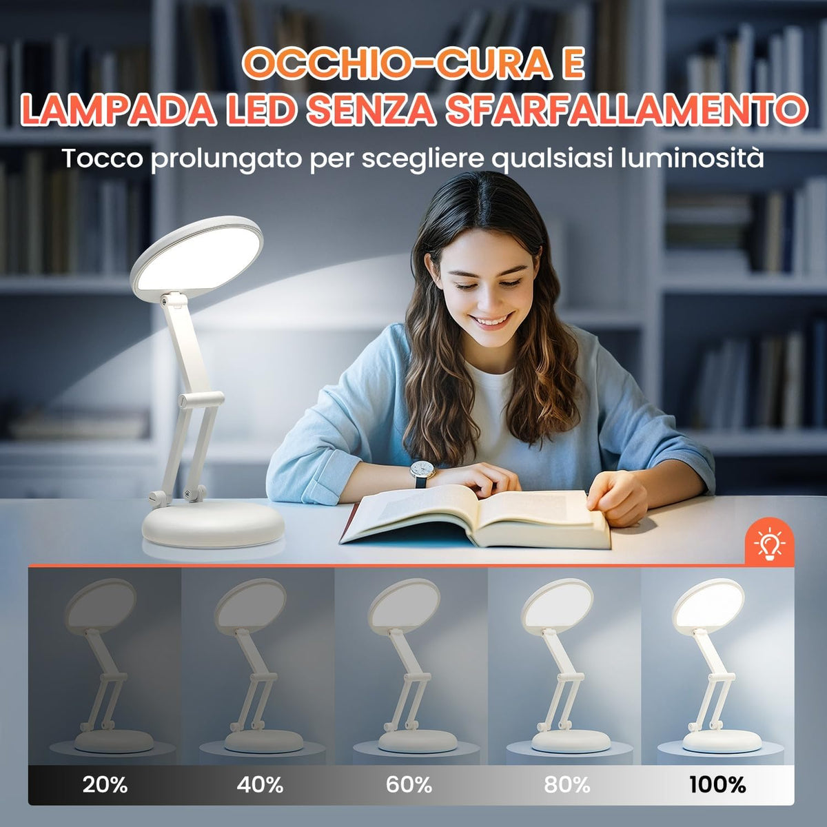 Cordless Lamp, 3600mAh Battery Operated Lamp, Rechargeable Lamp