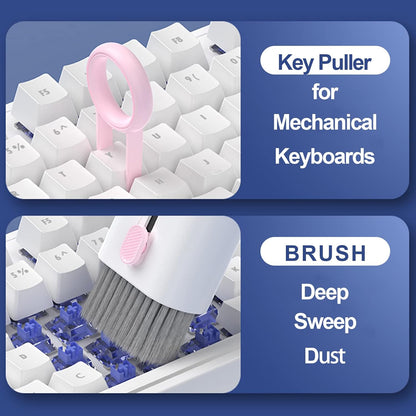 Electronics Cleaner Kit. Keyboard Brush, Airpod Cleaning Tool, Phone Screen Cleaner. for Computers, MacBooks, Laptops, Airpods Pro, Headphones.
