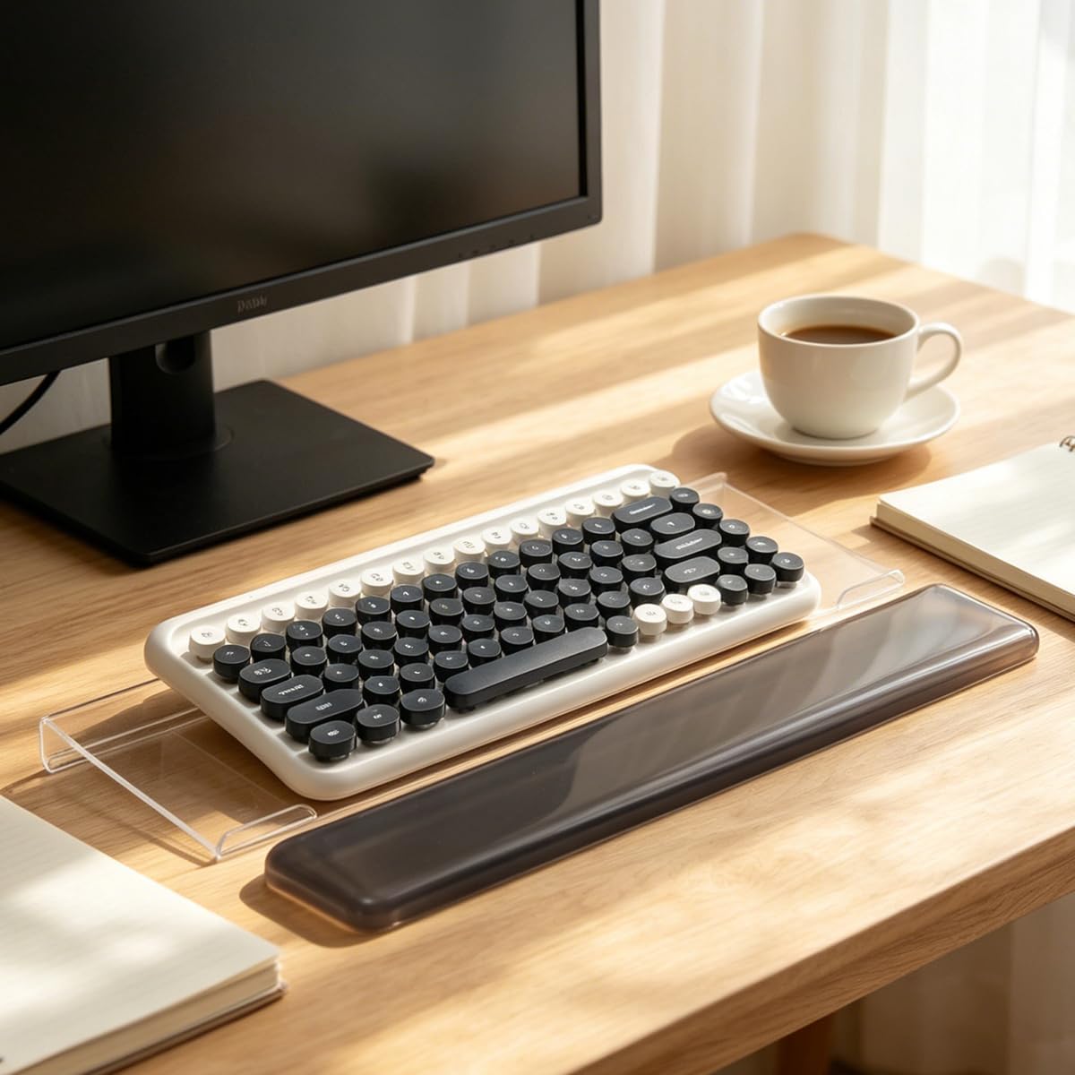 Keyboard Wrist Rest,Gel Wrist Rest for Keyboard-Blue Wrist Rest