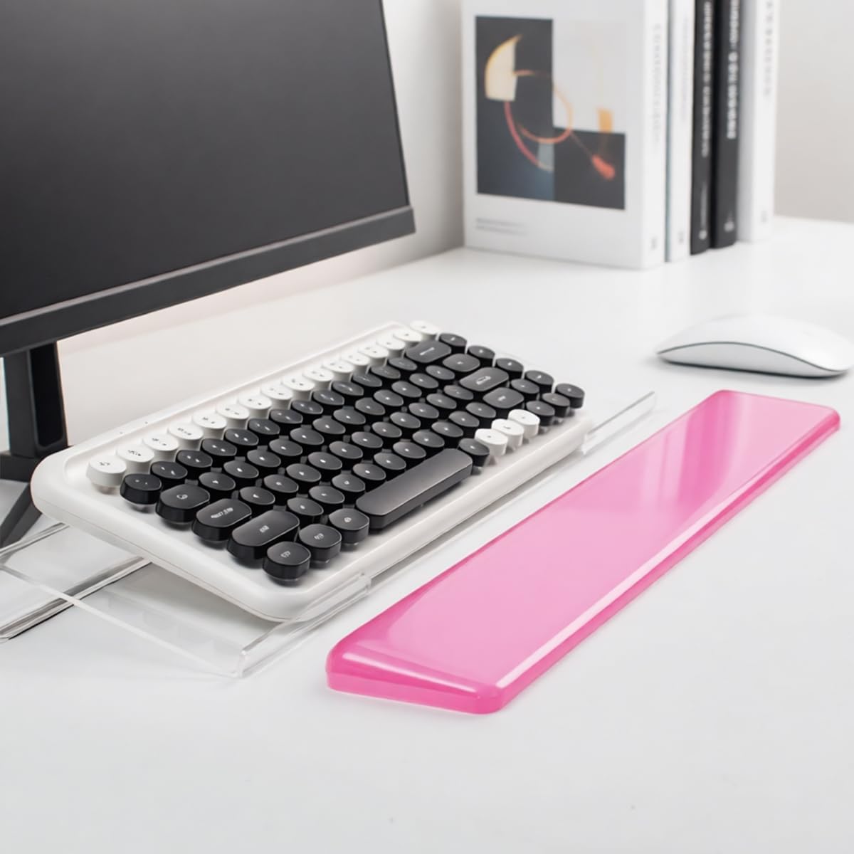 Keyboard Wrist Rest,Gel Wrist Rest for Keyboard-Blue Wrist Rest