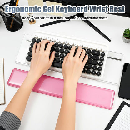 Keyboard Wrist Rest,Gel Wrist Rest for Keyboard-Blue Wrist Rest