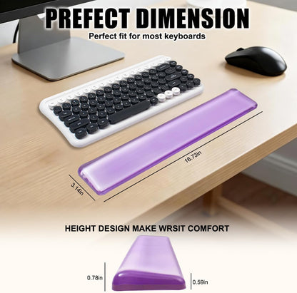 Keyboard Wrist Rest,Gel Wrist Rest for Keyboard-Blue Wrist Rest