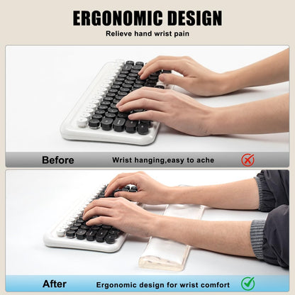 Keyboard Wrist Rest,Gel Wrist Rest for Keyboard-Blue Wrist Rest