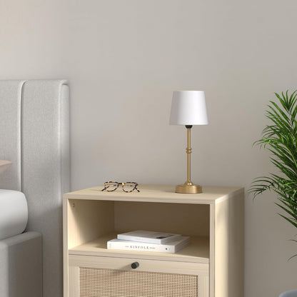 Seraph Cordless Rechargeable LED Table Lamp, Antique Brass