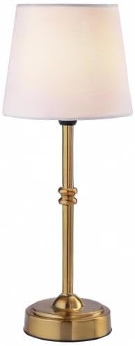 Seraph Cordless Rechargeable LED Table Lamp, Antique Brass