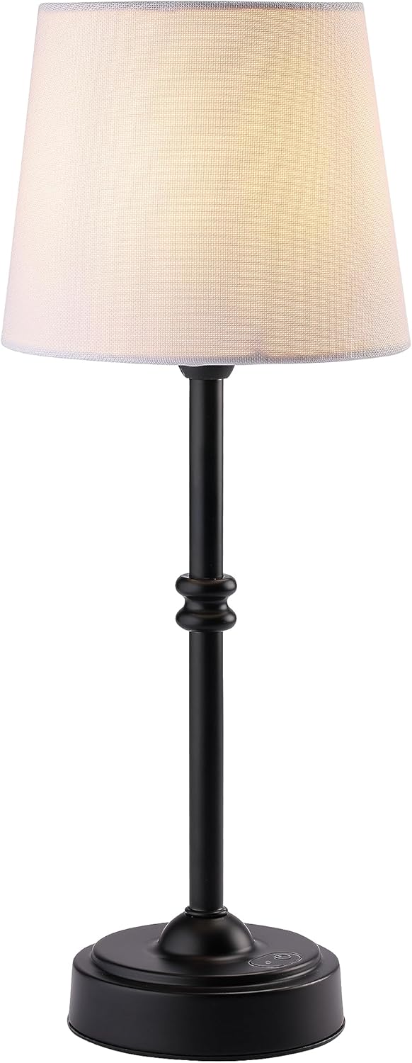 Seraph Cordless Rechargeable LED Table Lamp, Antique Brass