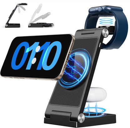 2026 Traveling Wireless Mag-Safe Fast Charging Station