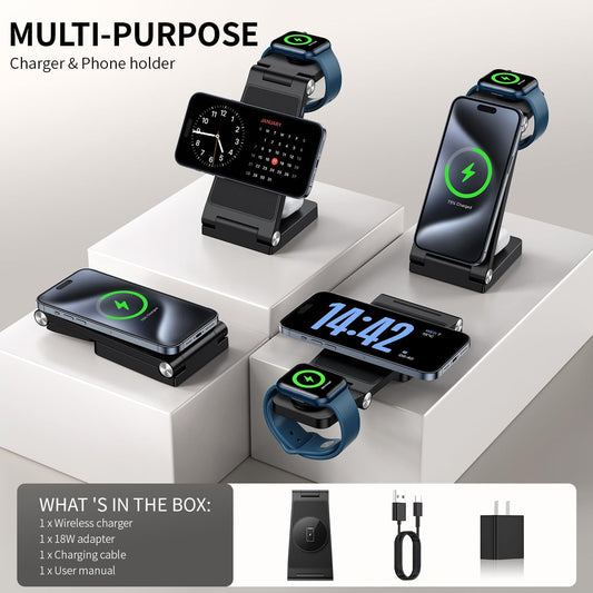 2026 Traveling Wireless Mag-Safe Fast Charging Station