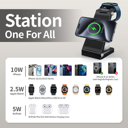 2026 Traveling Wireless Mag-Safe Fast Charging Station