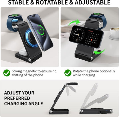 2026 Traveling Wireless Mag-Safe Fast Charging Station