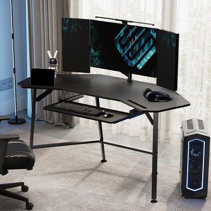 Height Adjustable Mouse & Keyboard Tray Under Desk, 28x10'' Large Slide Out Swivel Tilt Computer Keyboard Drawer with Pad for Gaming Home Office, Dual Mount