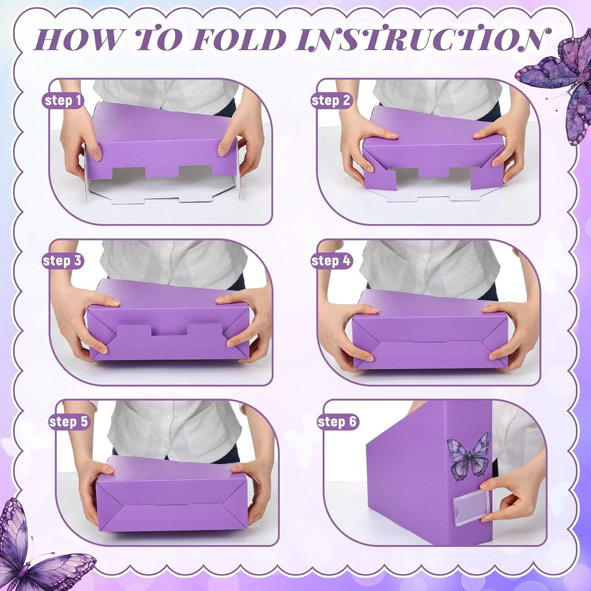 Pink Bow Set of 4 Magazine File Holder Decorative