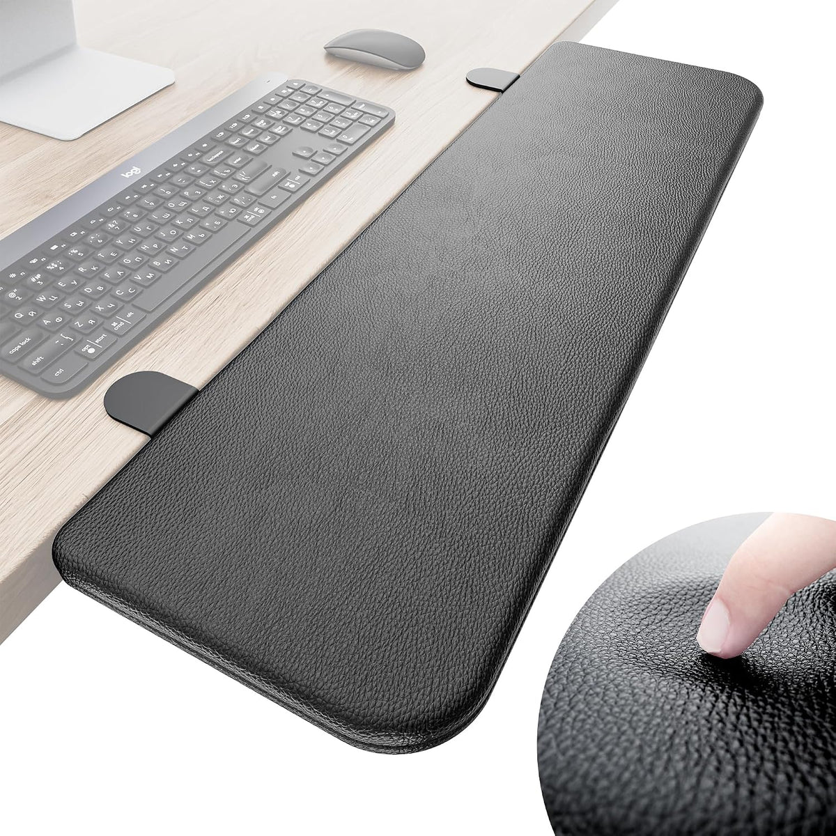 Arm Rest for Desk, Ergonomics Wrist Rest, Desk Extender, Soft Sponge Built-in, Comfortable Arm Support for Desk, Foldable Elbow Rest for Desk, Home, Office(1pcs)