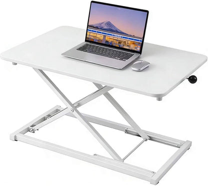 Adjustable Height Standing Desk Converter Keyboard Riser 23.6 Inch Black